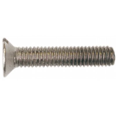 [A00983] Vis metaux fraisee 08 x 50 + ecrou - inox A4 - 2 pcs