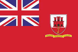 [A00098] Pavillon. 30x45 Etamine Gibraltar Red Ensign (6)