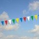[A00126] Guirlande. 26 fanions 20x30 Multicolores - 10m