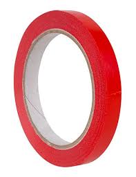 [A02057] Adhesif Masquage PVC Rouge 9mm x 66m